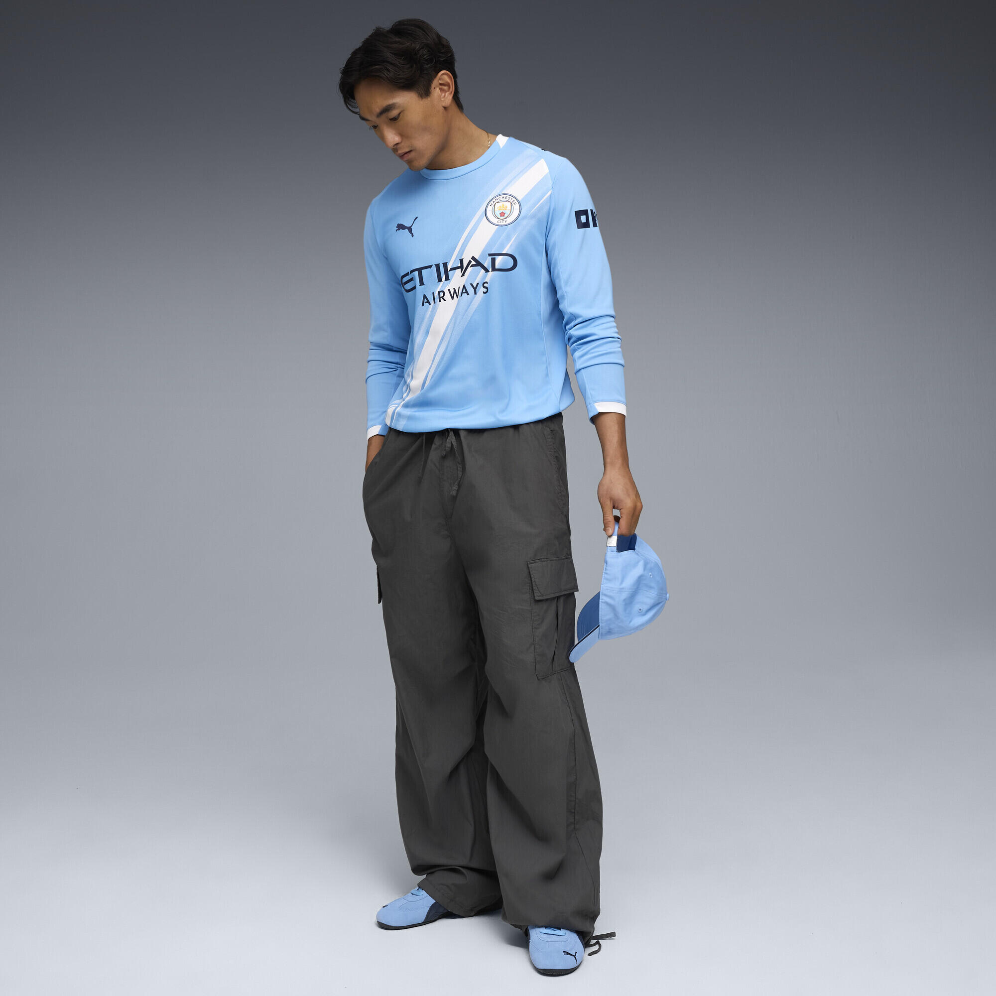 Manchester City 25/26 Langarm-Heimtrikot Herren PUMA 4/7