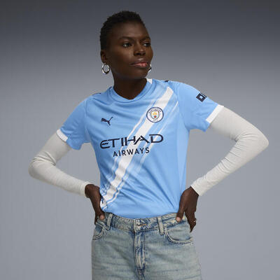 Maglia gara Home Manchester City 25/26 da donna PUMA Team Light Blue White