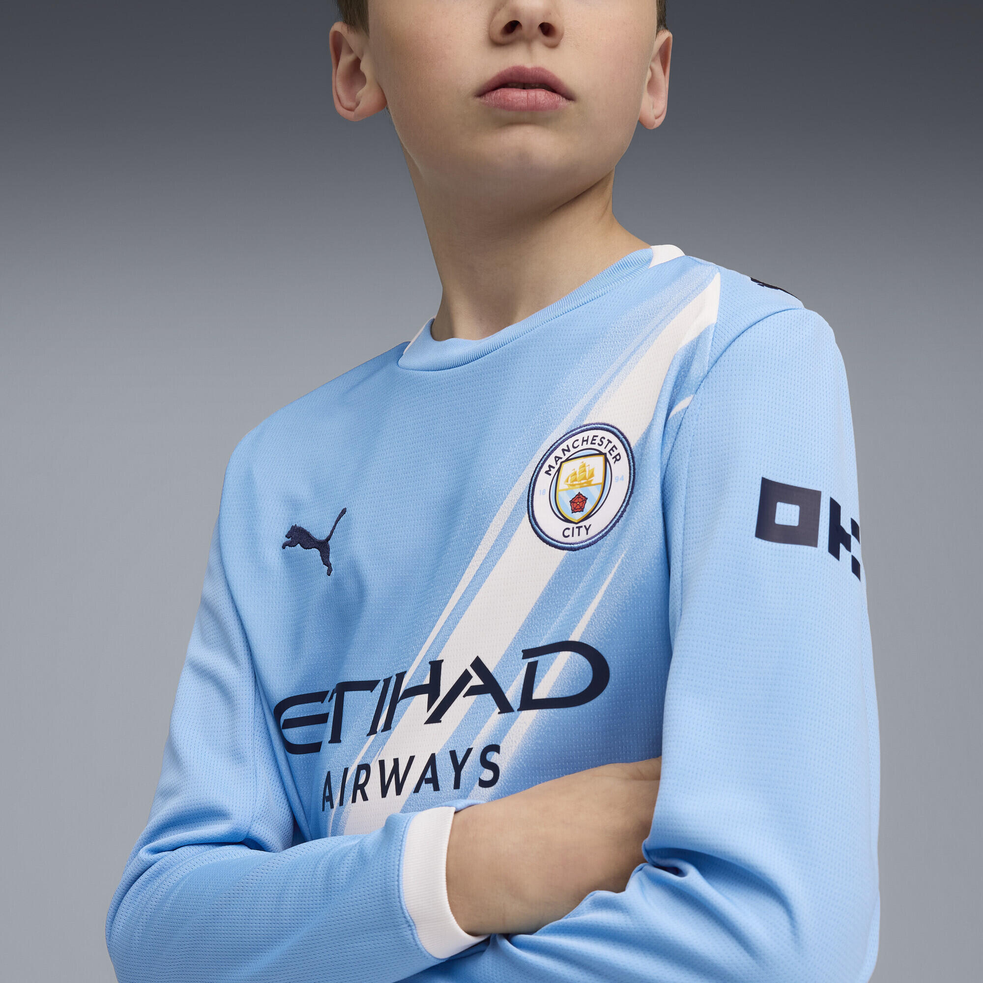 Manchester City 25/26 Langarm-Heimtrikot Jugendliche PUMA 3/7
