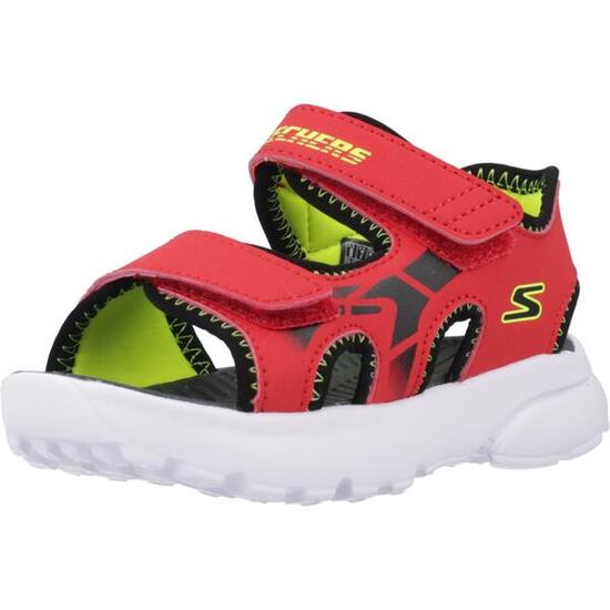 Sandalen Skechers Razor Splash - Aqua, Rot, Kinder