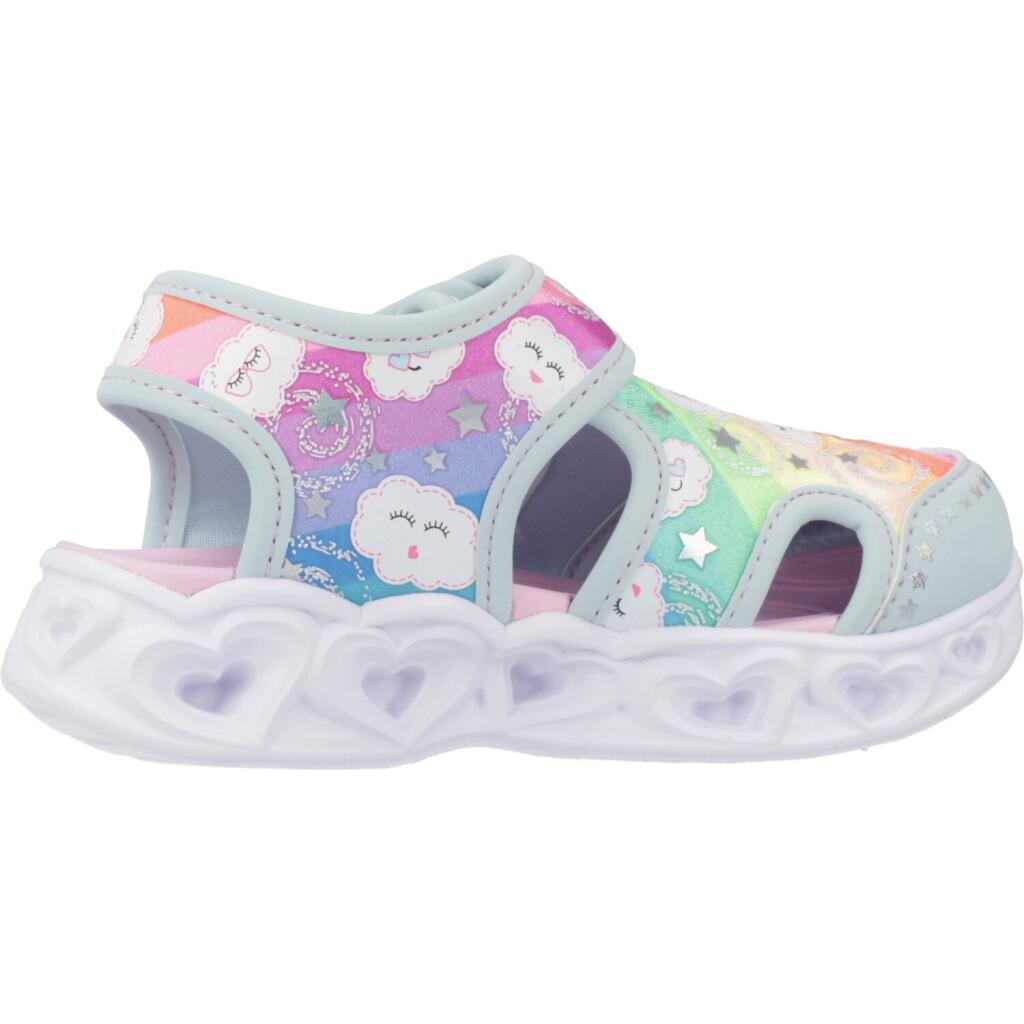 Sandalen Skechers Heart Lights Sandals, Blauw, Kinderen 4/5