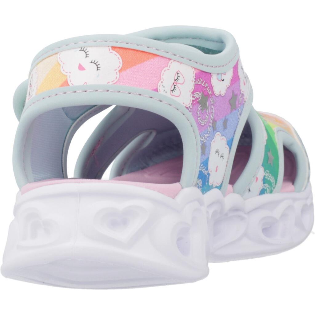 Sandalen Skechers Heart Lights Sandals, Blauw, Kinderen 3/5