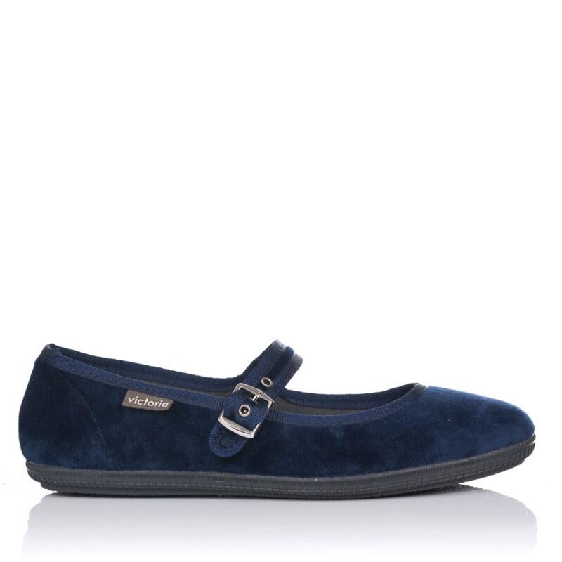Ballerines Femme Victoria Oda Mercedes Terciopelo Bleu 5/6