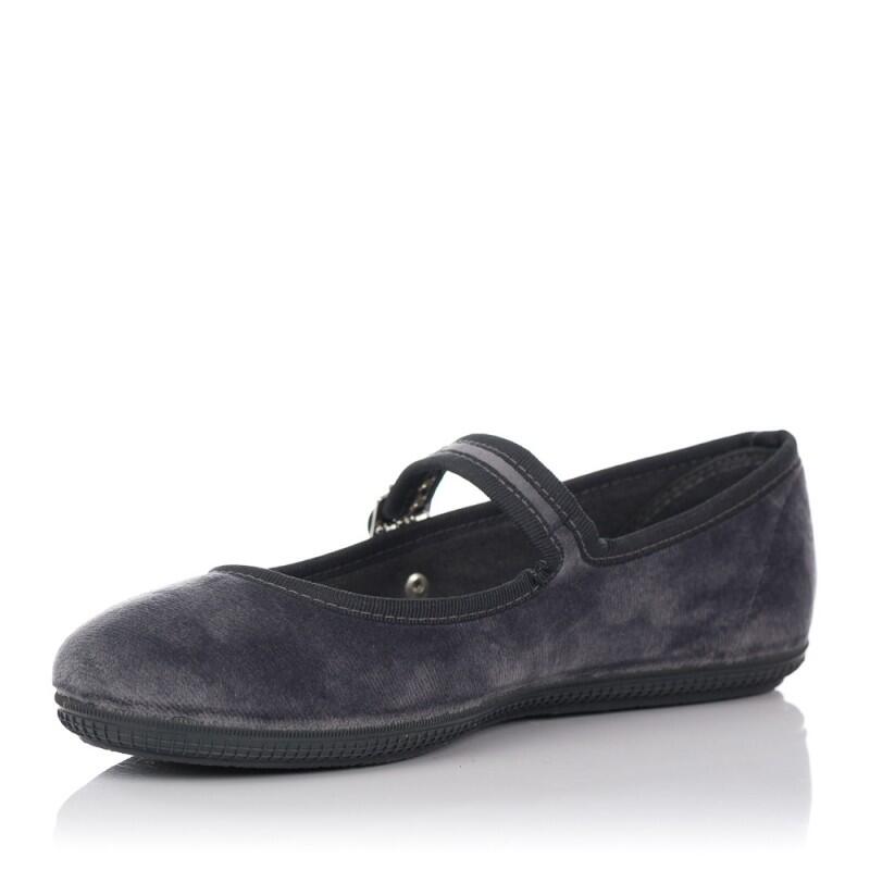 Ballerinas Damen Victoria Oda Mercedes Terciopelo Grau 2/6