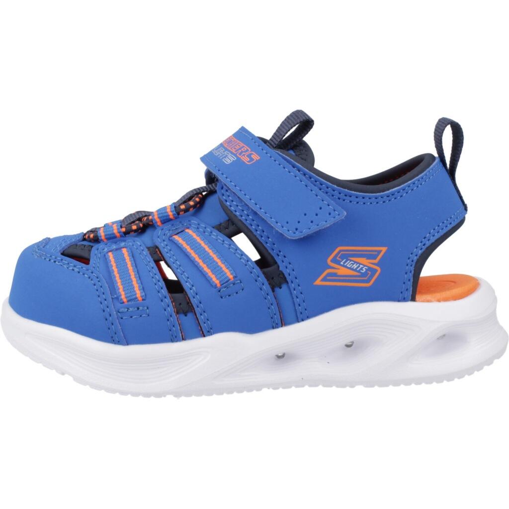 Sandales Skechers Sola Glow Sandal-hyp, Bleu, Enfants 2/5