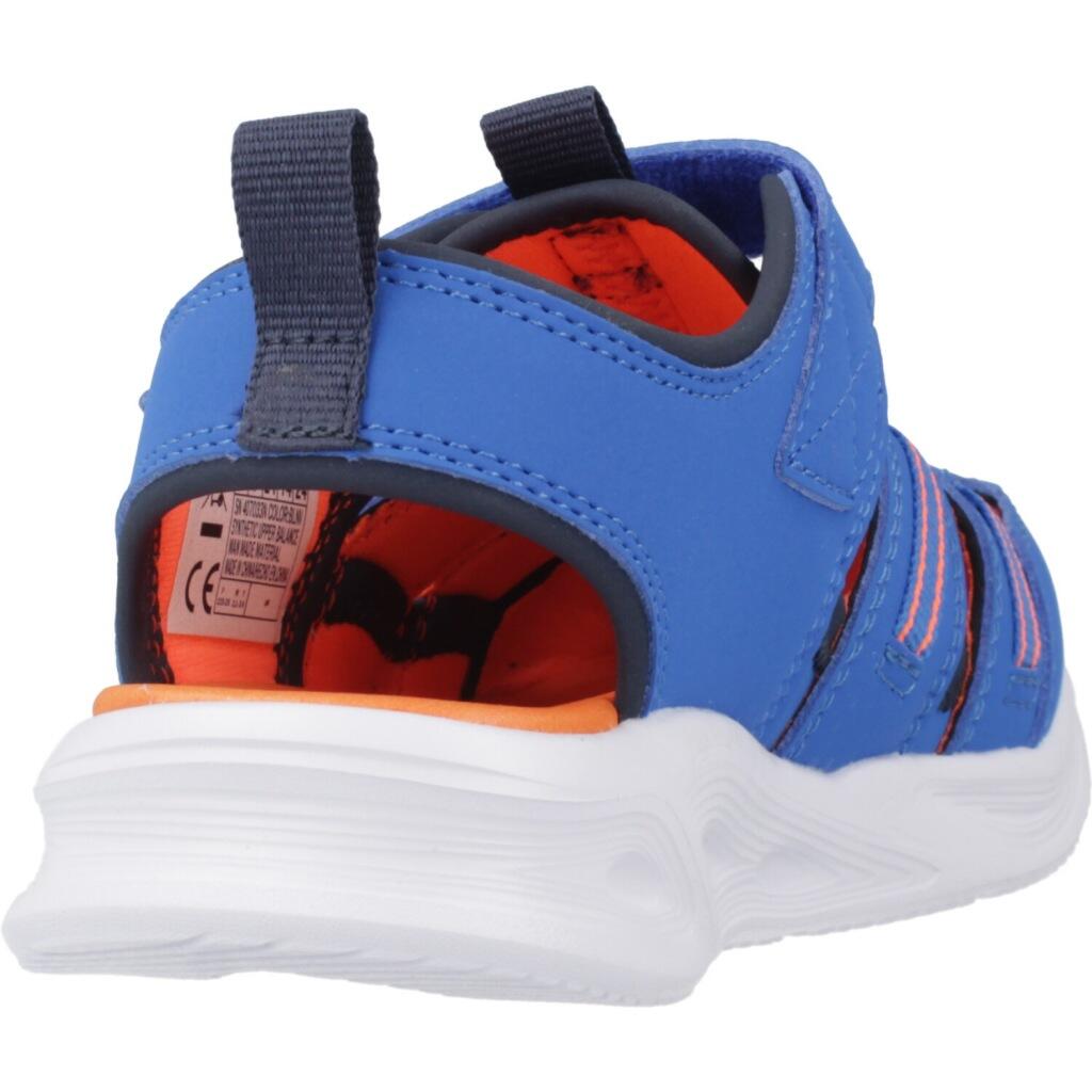 Sandales Skechers Sola Glow Sandal-hyp, Bleu, Enfants 3/5