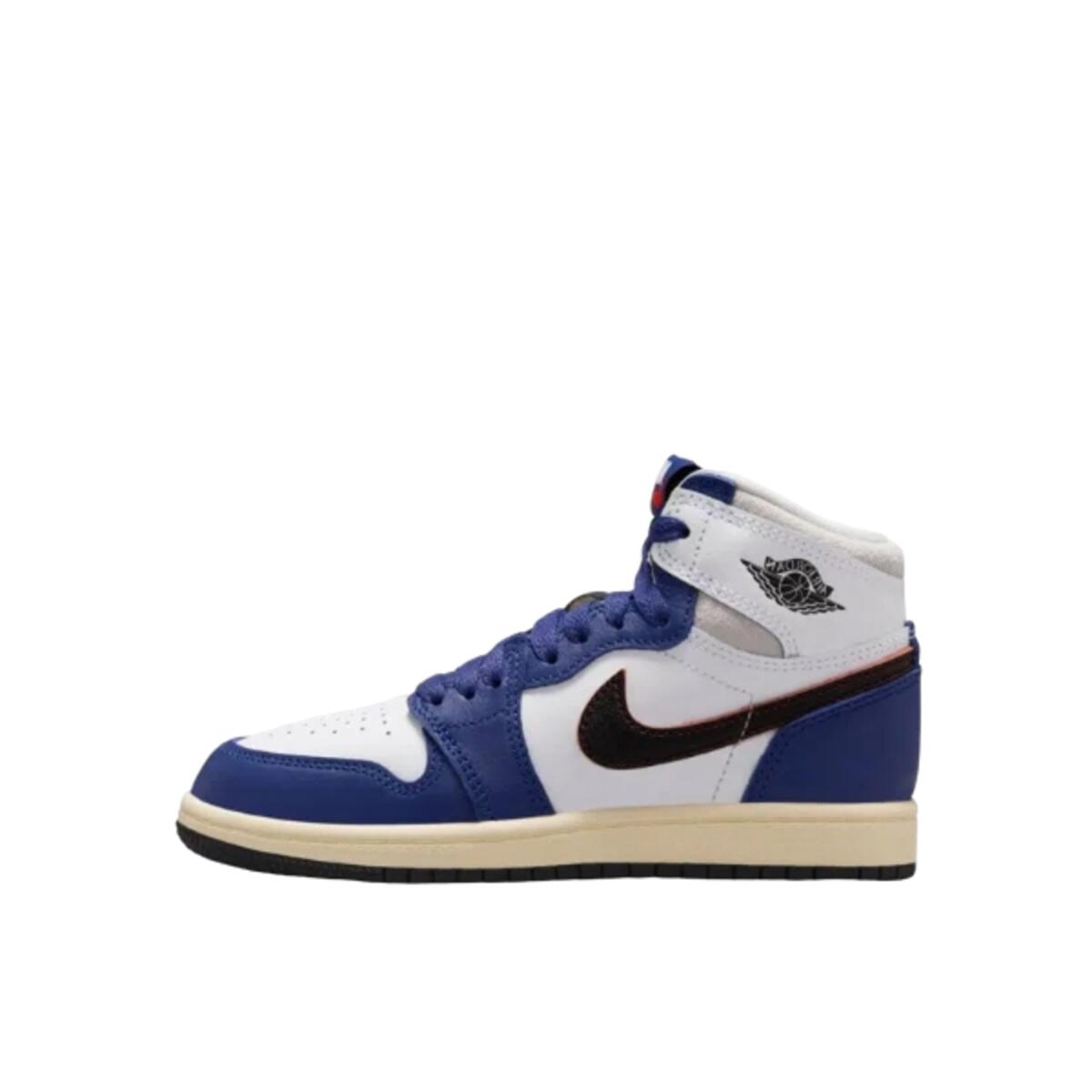Jordan - Chaussures 1 Retro High Og Rare Air Enfant Et Bébé - Baskets - Bleu - Decathlon