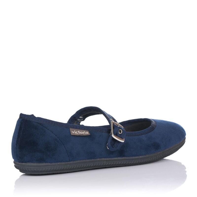 Ballerines Femme Victoria Oda Mercedes Terciopelo Bleu 3/6