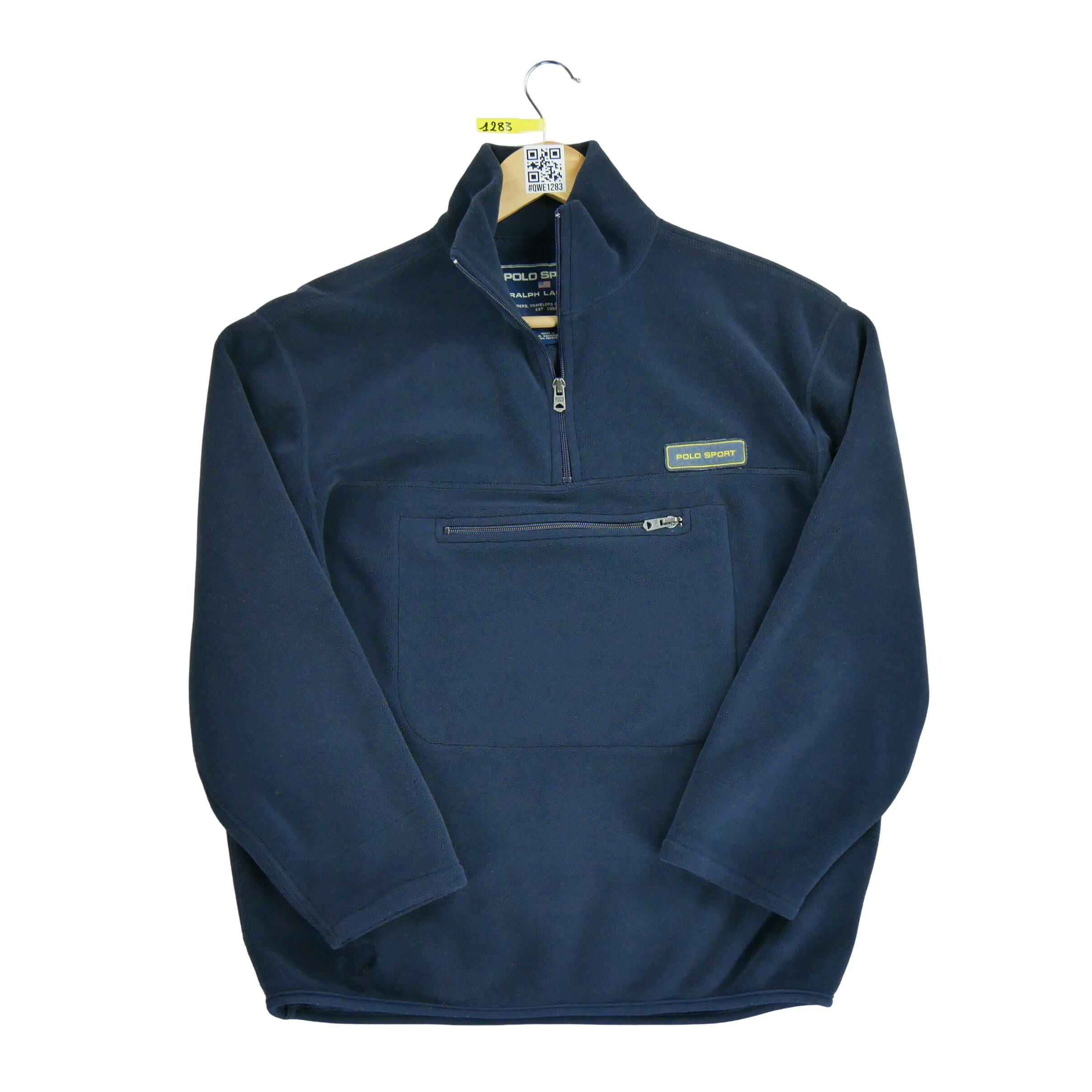 Segunda vida - camisola polar homem polo sport 1/4 zip - em bom estado