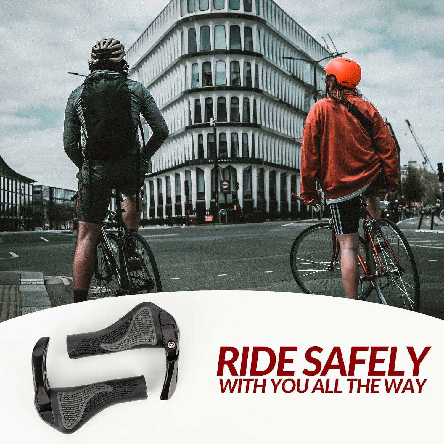 Manopole Ergonomiche per Manubrio Bici ROCKBROS Decathlon