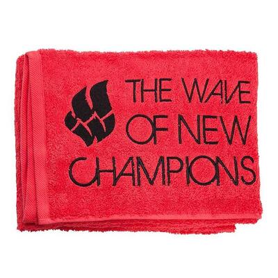 Asciugamano piccolo Mad Wave 'Wave' - rosso