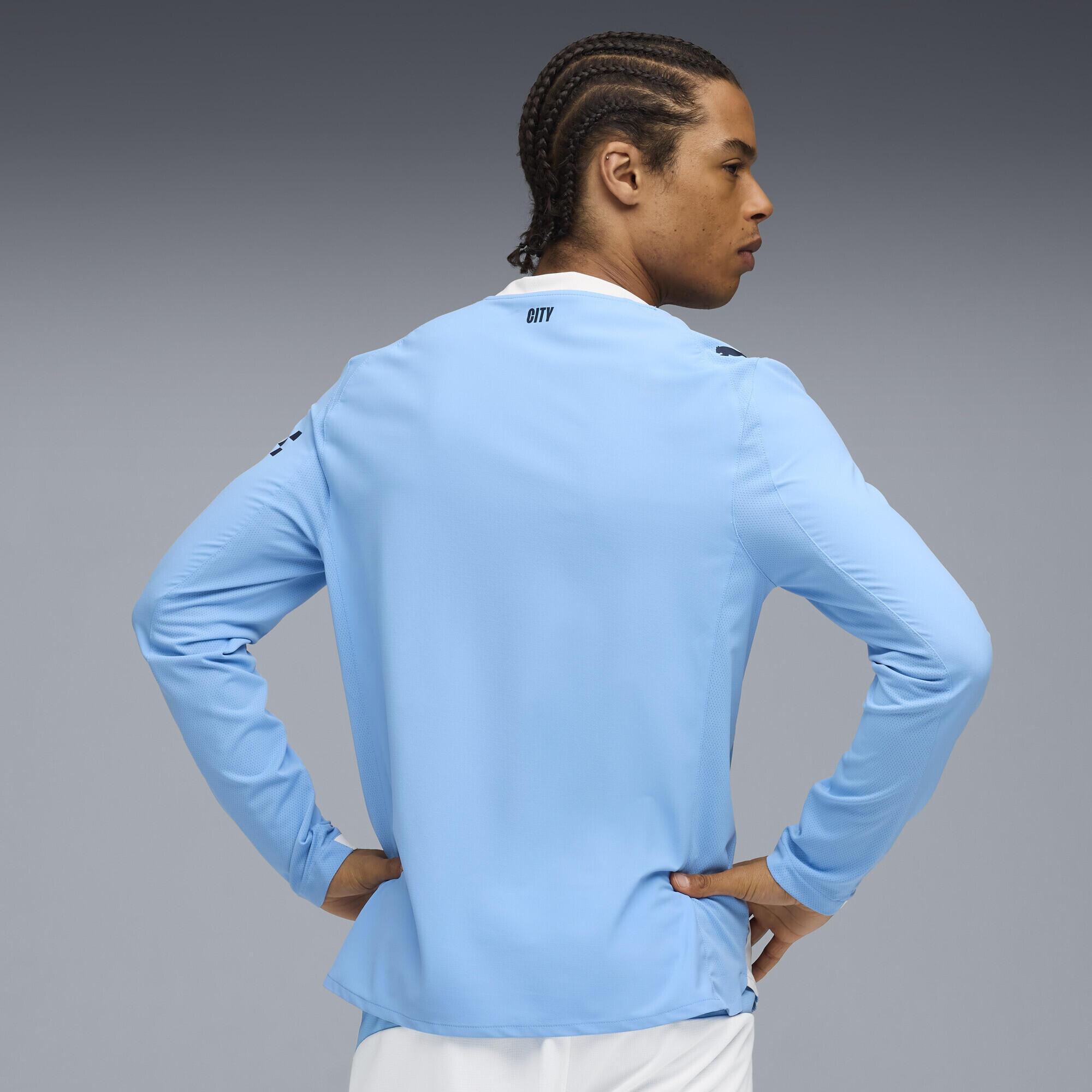 Manchester City 25/26 Authentic Langarm-Heimtrikot Herren PUMA 3/7