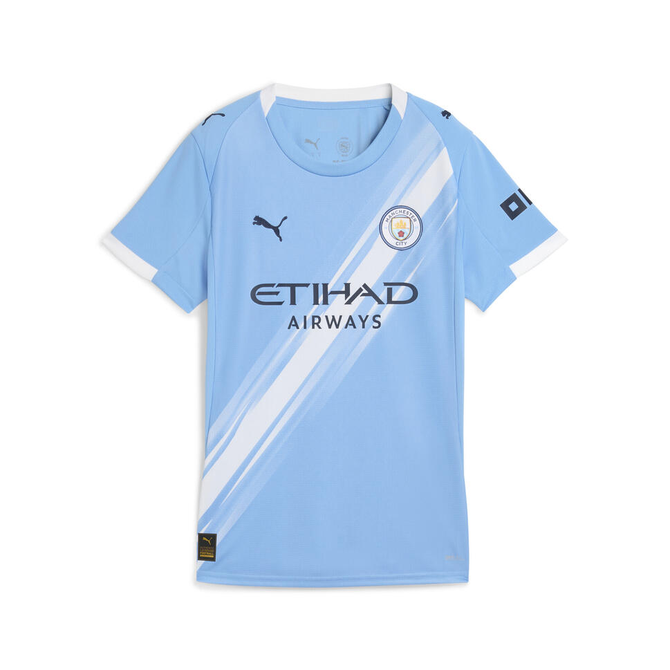 Damska koszulka domowa Manchester City 25/26 PUMA Team Light Blue White