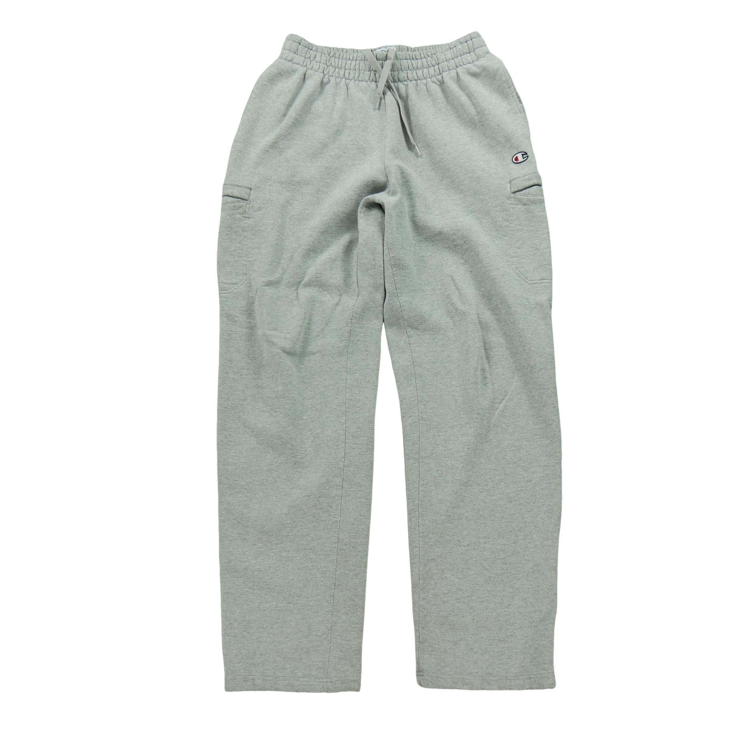 Pantaloni Joggers Pantaloni Champion Grigi Seconda Mano Pantaloni