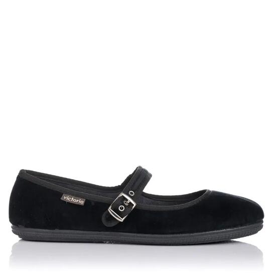 Ballerines Femme Victoria Oda Mercedes Terciopelo Noir
