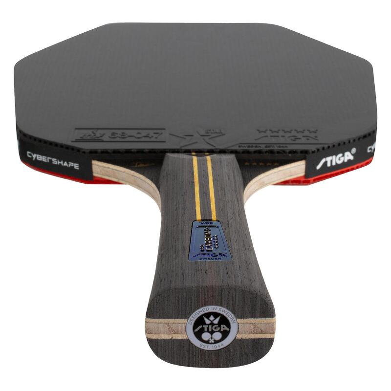 STIGA Raquette de tennis de table Pro Carbon Plus Cybershape Truls Edition - 5*