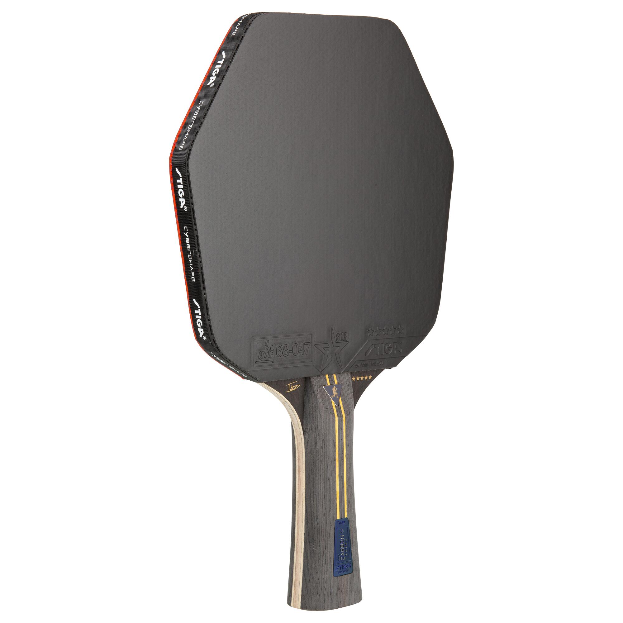 STIGA Raqueta de tenis de mesa Pro Carbon Plus Cybershape Truls Edition - 5* 2/4