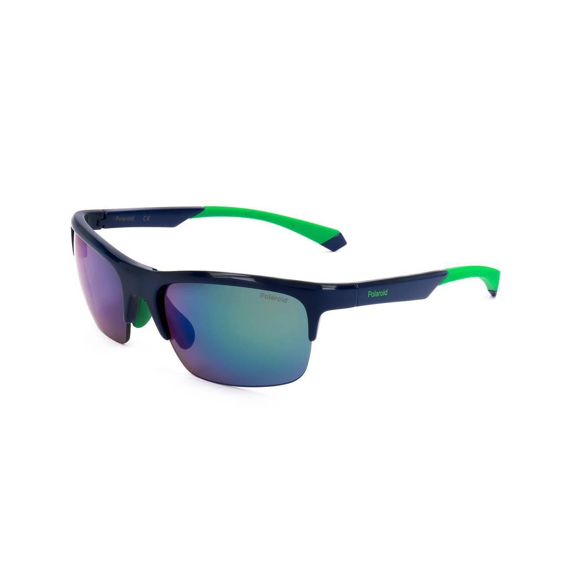 Polaroid - Lunettes De Soleil Unisexes Polaroid Pld 7042/s, Taille 64/12/140 - Lunettes De Soleil - Bleu|vert - No Size - Decathlon