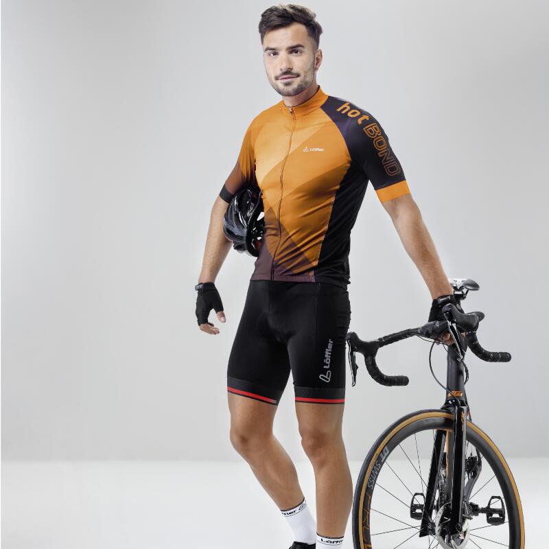 Chemise cycliste à manches courtes pour homme M Bike Jersey FZ Hotbond - Orange