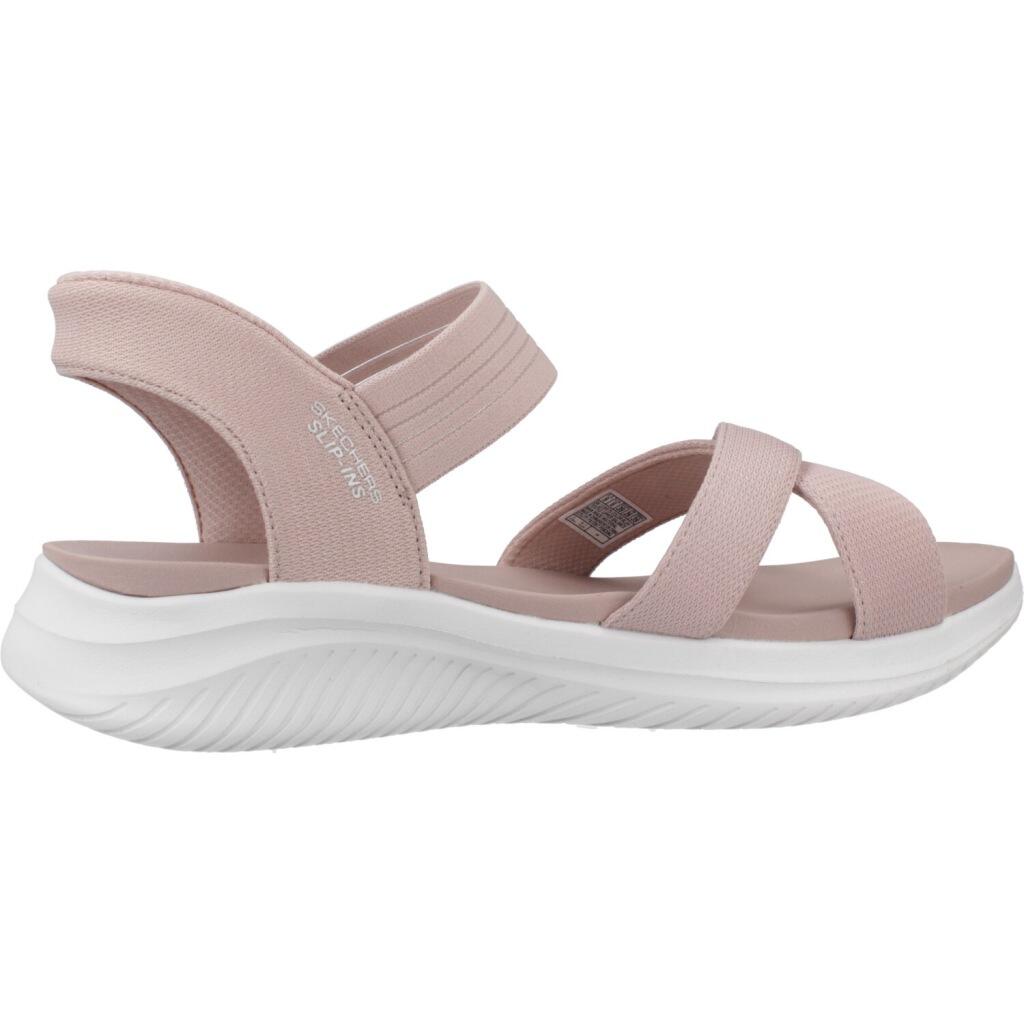Sandales Plates Femme Skechers  Rose 4/5