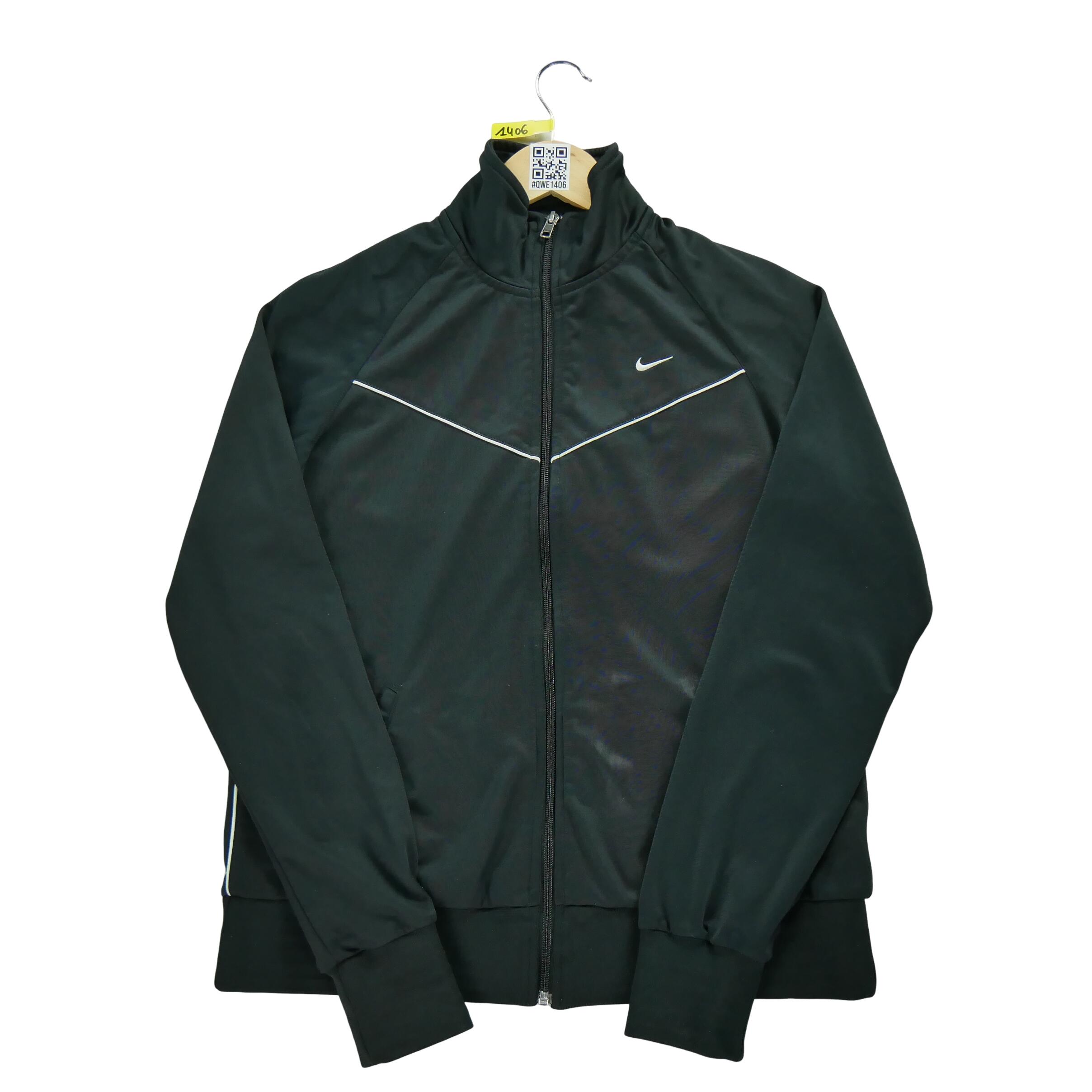 NIKE Segunda Vida - Chaqueta de chándal negra para mujer - En buenas condiciones