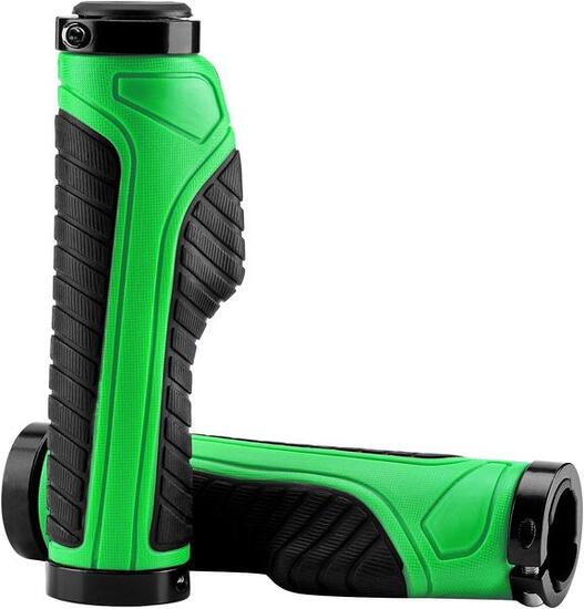 Grüne und schwarze Rockbros Fahrradgriffe