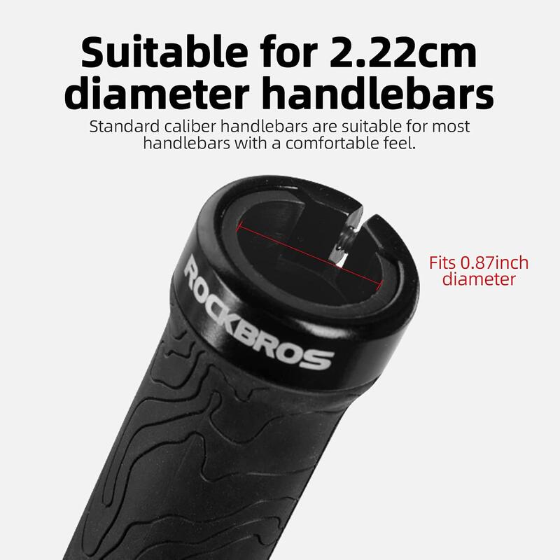 Mâner biciclete antiderapant Bike Grip, negru