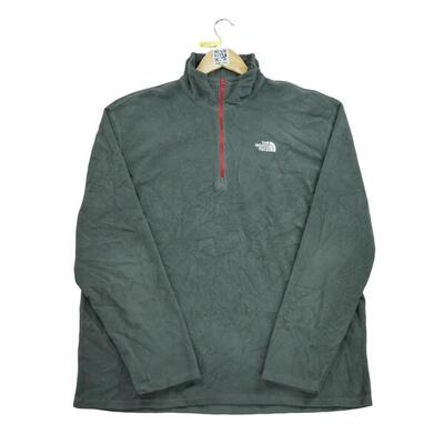 Tweedehands - heren polartec tnf grijs fleece pullover - goede staat