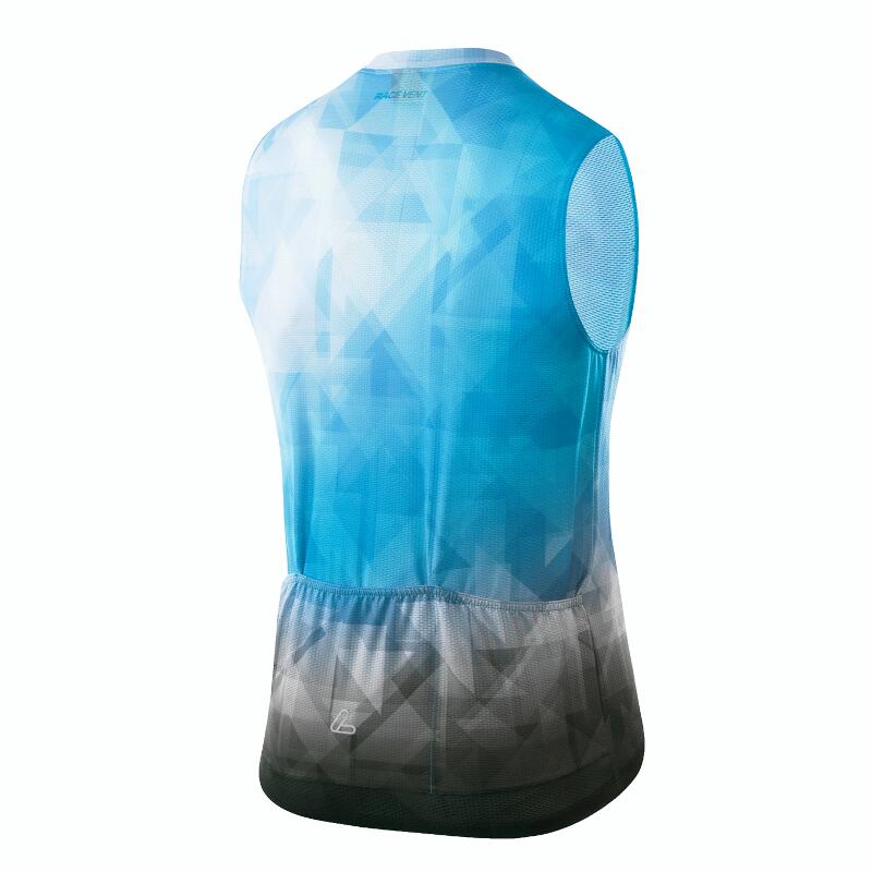 Chemise de cyclisme sans manches Débardeur de vélo m FZ aero BL-Bleu