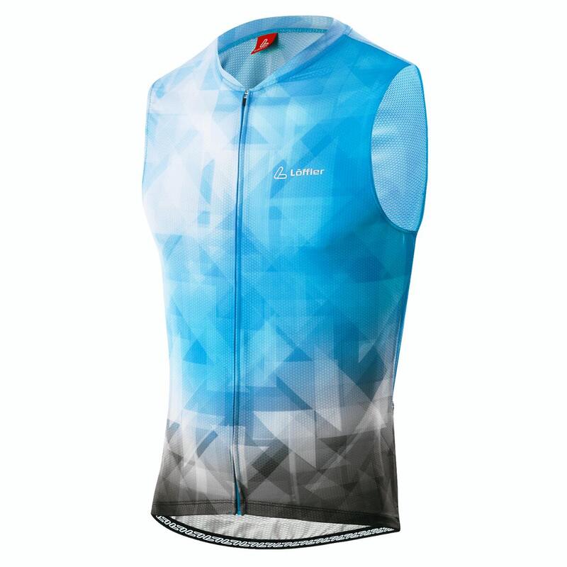 Chemise de cyclisme sans manches Débardeur de vélo m FZ aero BL-Bleu