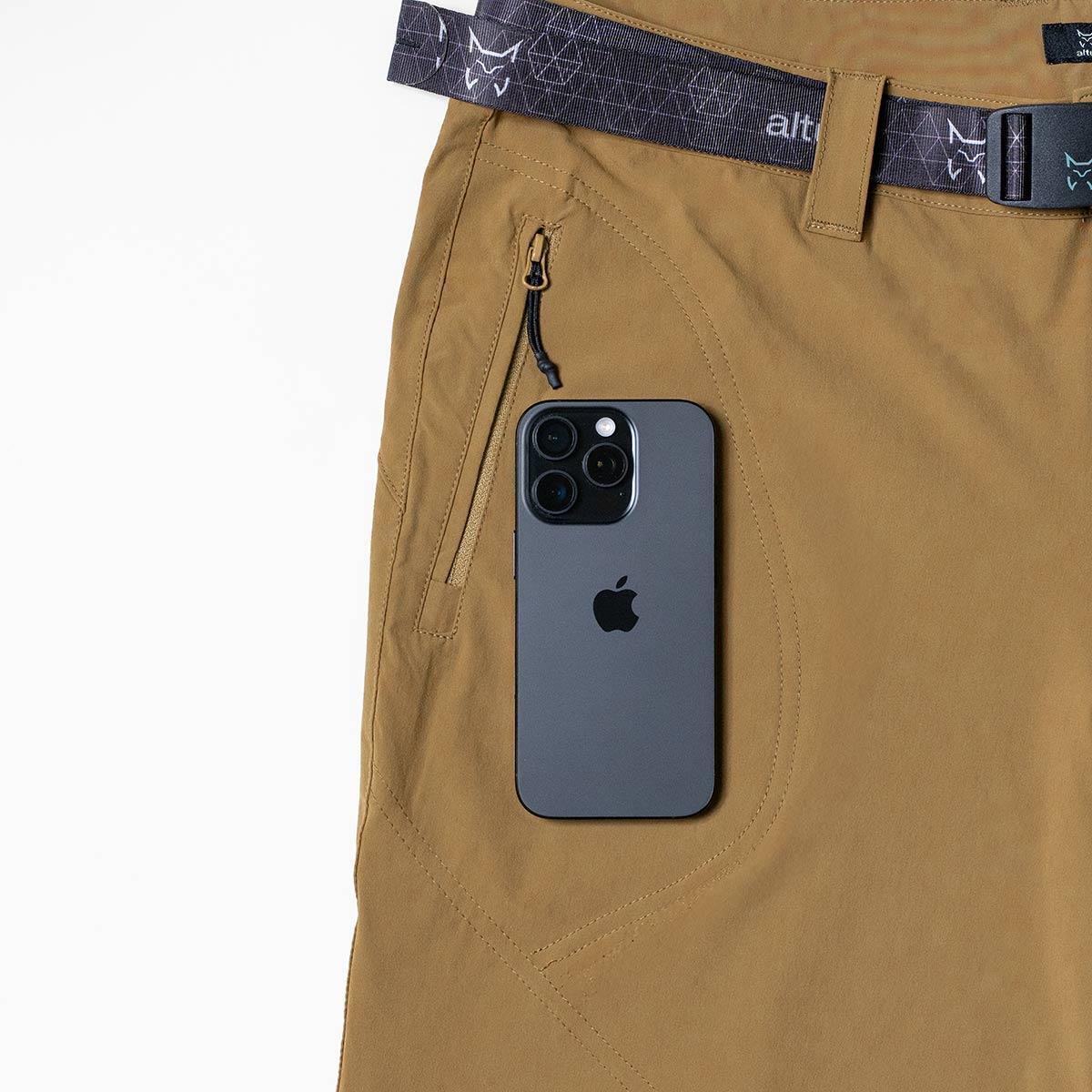 Pantalón Corto Senderismo de Montaña HOMBRE Altus TAUPO K30 ARENA 3/6
