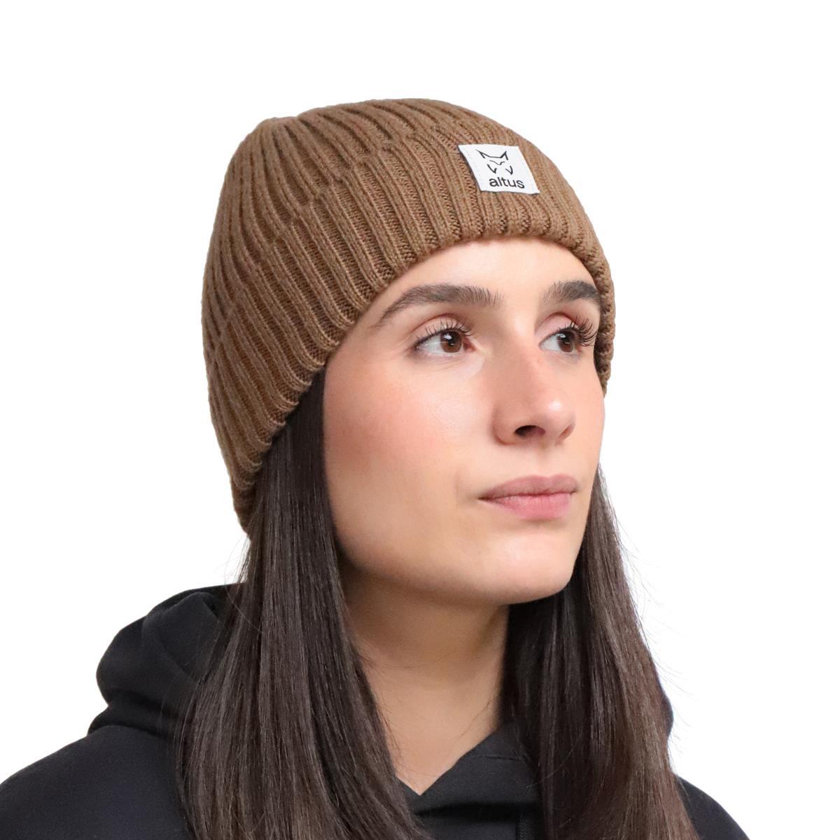Gorro de Lana Senderismo de Montaña UNISEX Altus RIN COYOTE 3/4