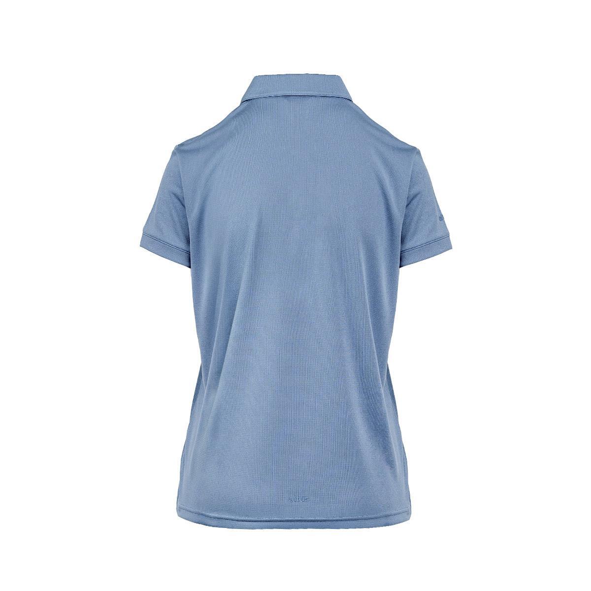 Polo de Manga Corta Senderismo de Montaña MUJER Altus SICILIA W AZUL GRISÁCEO 2/6