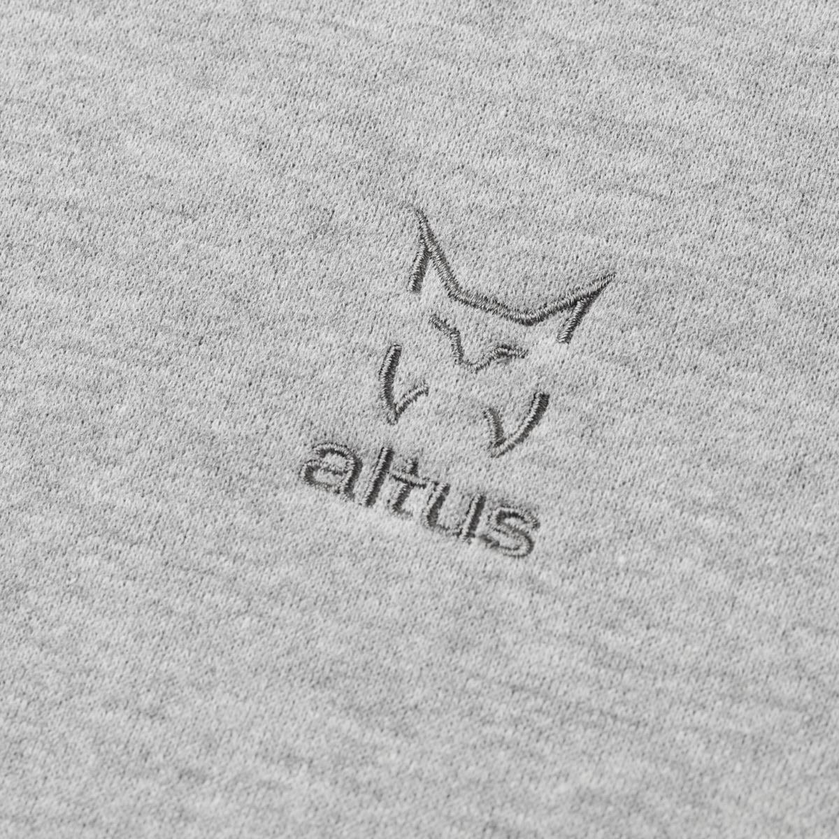 Sudadera sin capucha Senderismo en al naturaleza MUJER ALTUS LUXOR W GREY 3/4