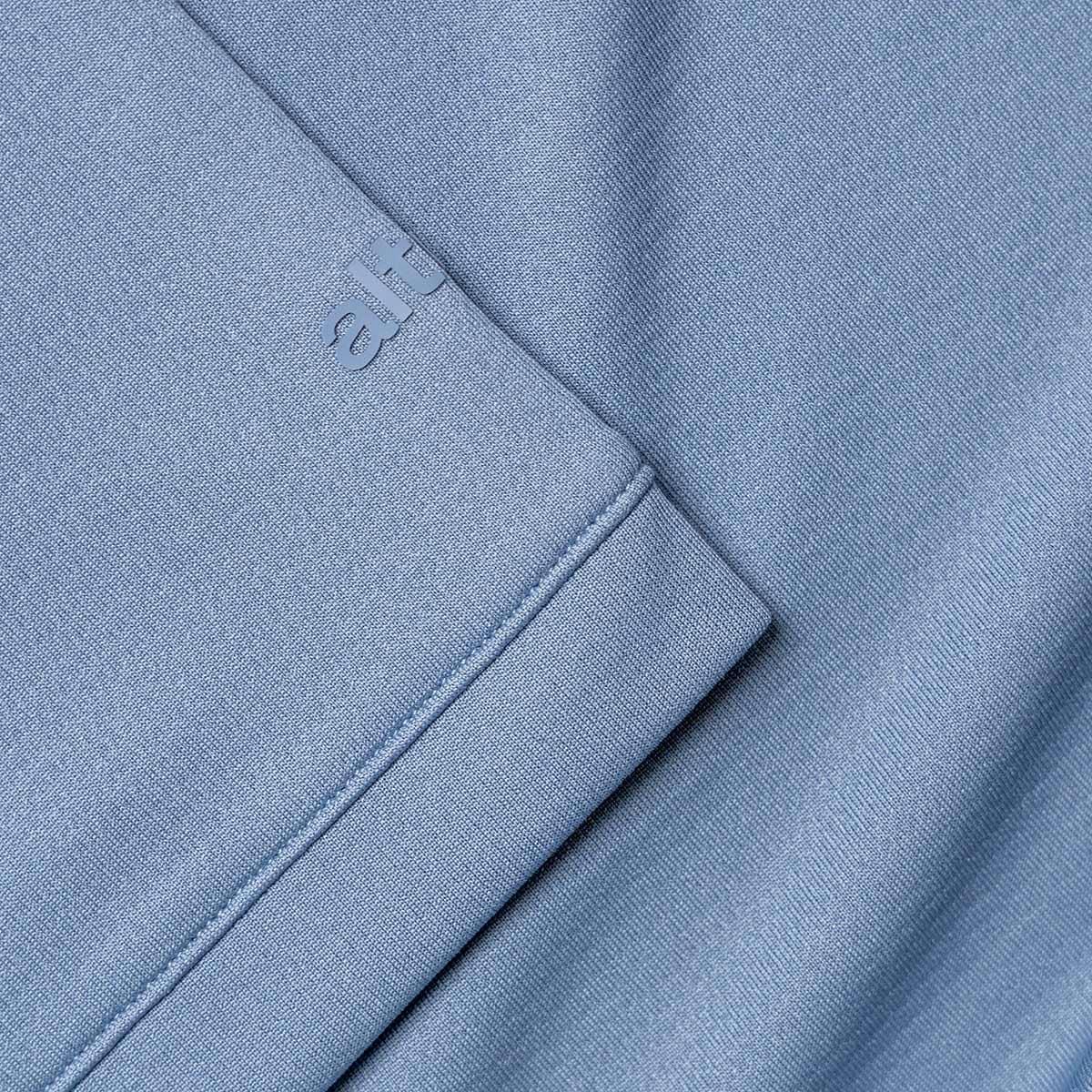 Polo de Manga Corta Senderismo de Montaña HOMBRE Altus SICILIA AZUL GRISÁCEO 4/6