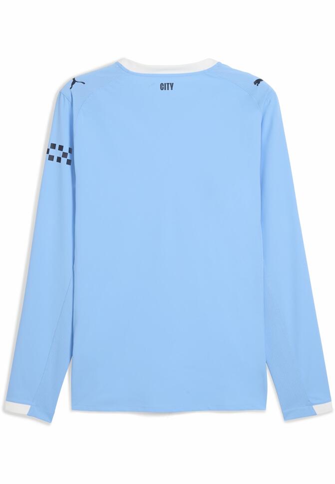 Męska autentyczna koszulka domowa z długim rękawem Manchester City 25/26 PUMA