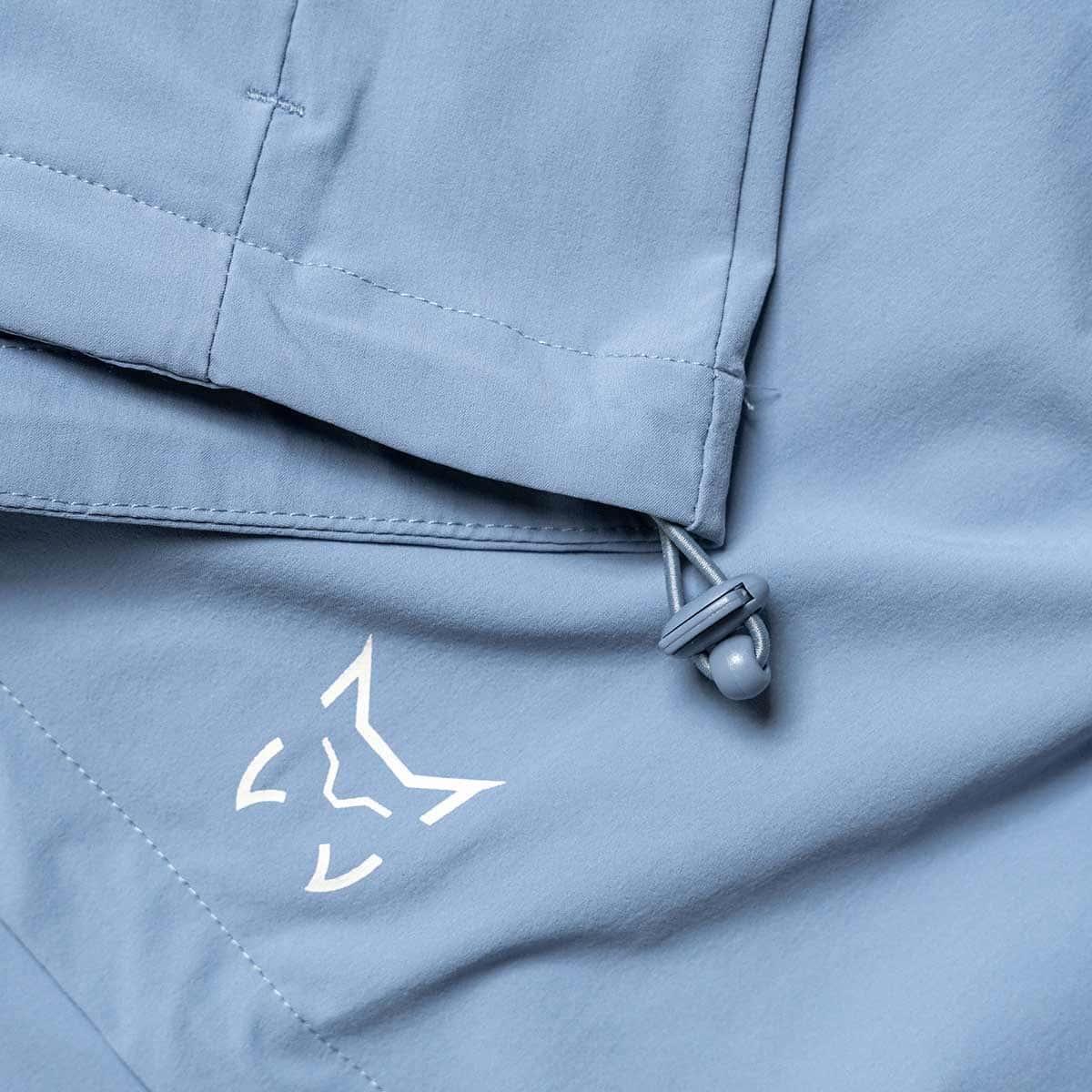 Chaqueta Softshell Senderismo en Montaña HOMBRE Altus TIKAL AZUL GRISÁCEO 5/7