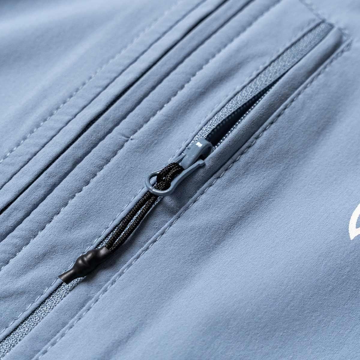 Chaqueta Softshell Senderismo en Montaña HOMBRE Altus TIKAL AZUL GRISÁCEO 4/7