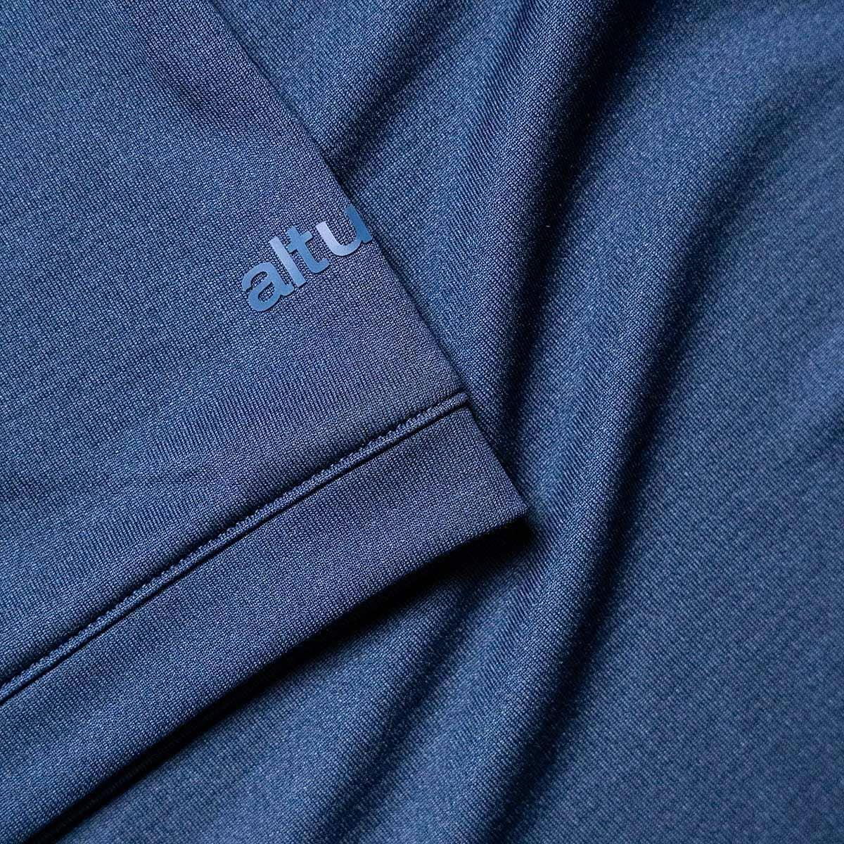 Polo de Manga Corta Senderismo de Montaña MUJER Altus SICILIA W AZUL MARINO 4/6