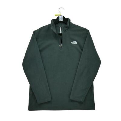 Seconda Mano - Felpa in pile nera TNF da uomo - Stato buono