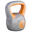Kettebell Stylish umplut cu ciment 8 KG
