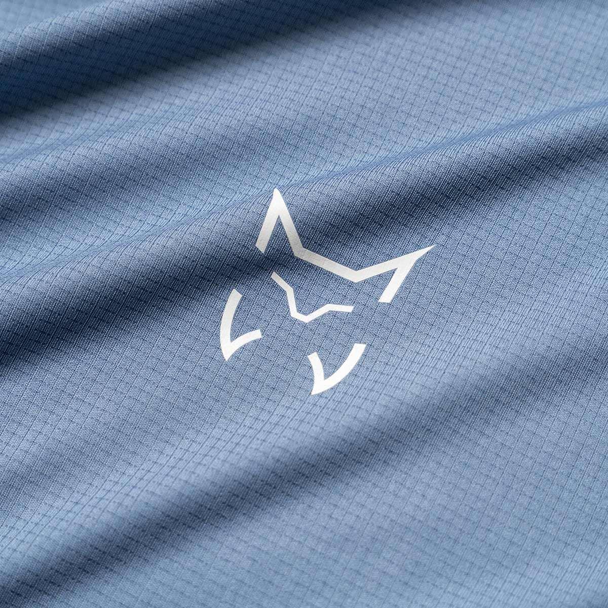 Camiseta de Manga Corta Senderismo de Montaña HOMBRE Altus EIRE AZUL GRISÁCEO 3/7