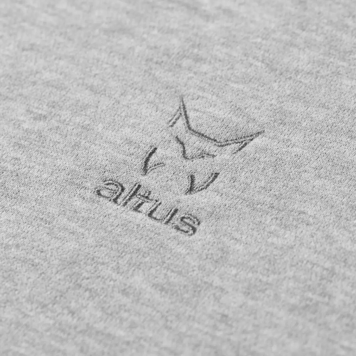 Sudadera sin capucha Senderismo en al naturaleza HOMBRE ALTUS LUXOR GREY 3/4