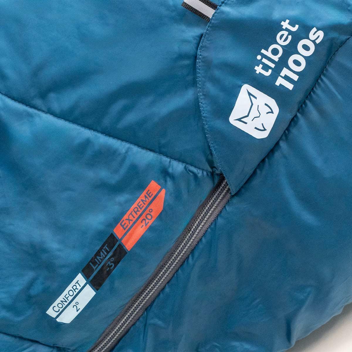 Saco de dormir Senderismo de montaña UNISEX Altus TIBET 1100 K30 NEGRO 2/3