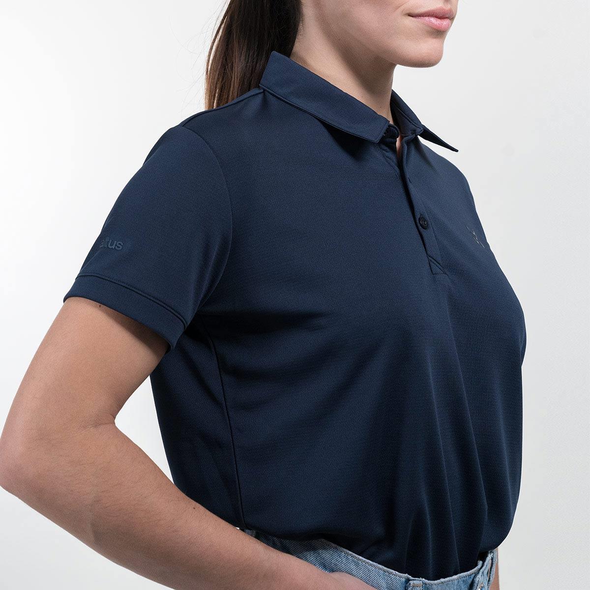 Polo de Manga Corta Senderismo de Montaña MUJER Altus SICILIA W AZUL MARINO 6/6