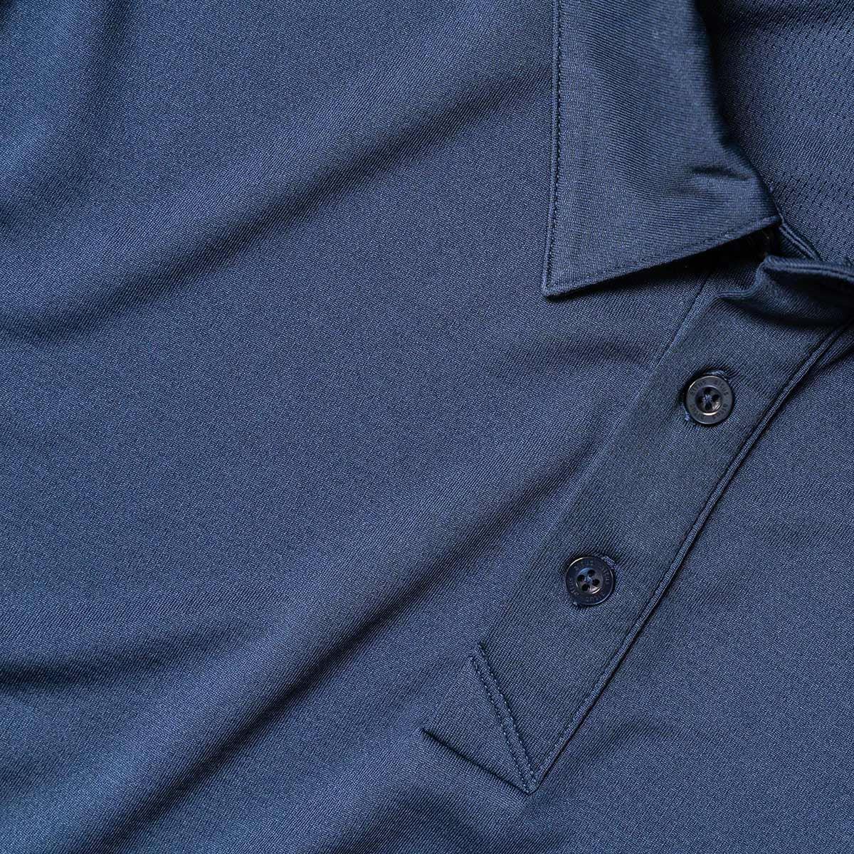 Polo de Manga Corta Senderismo de Montaña MUJER Altus SICILIA W AZUL MARINO 3/6