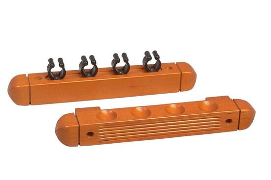 Supporto da parete per stecche da biliardo John West per 4 stecche marrone