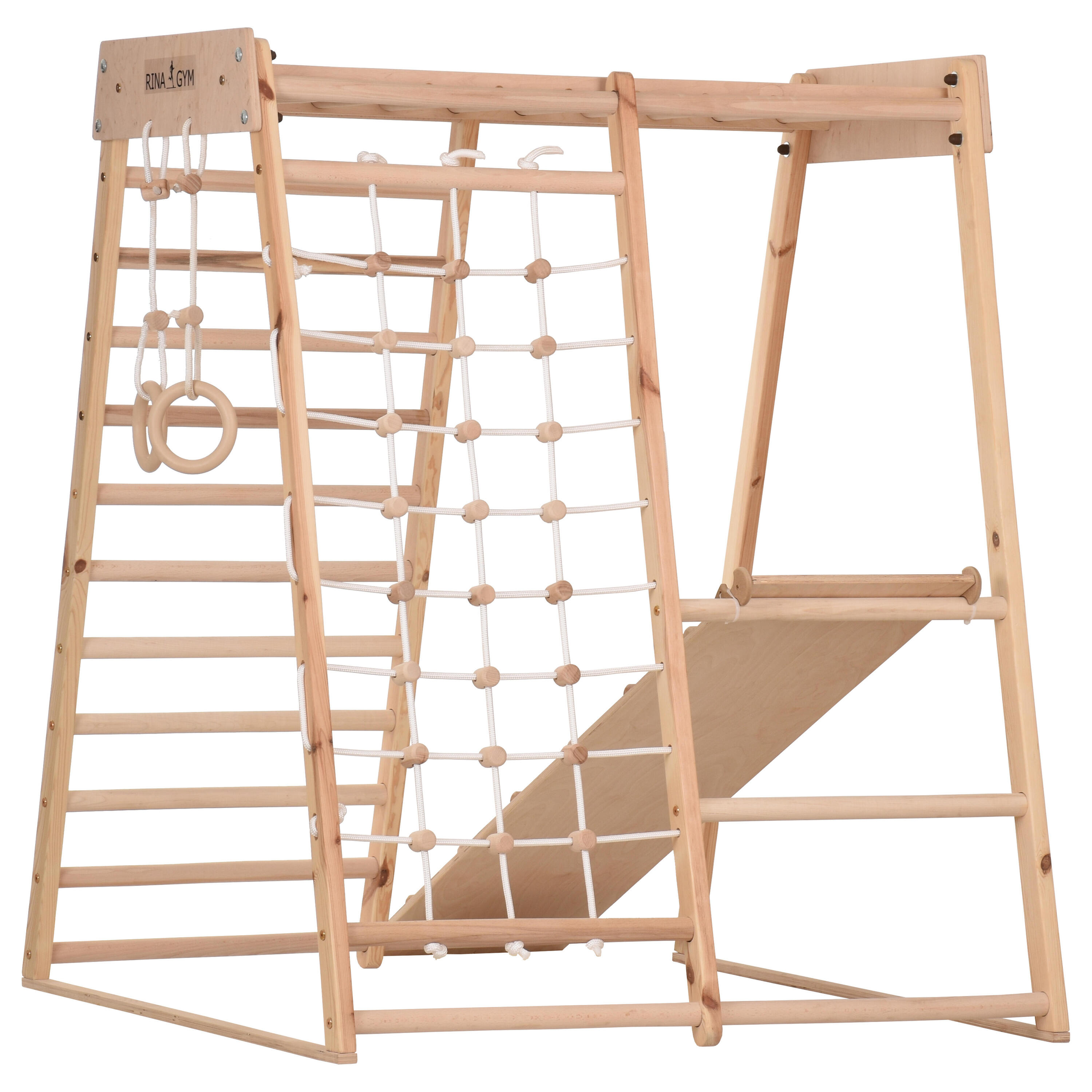 Aire de jeux Rinagym en bois pour enfants (Classic) 4/7