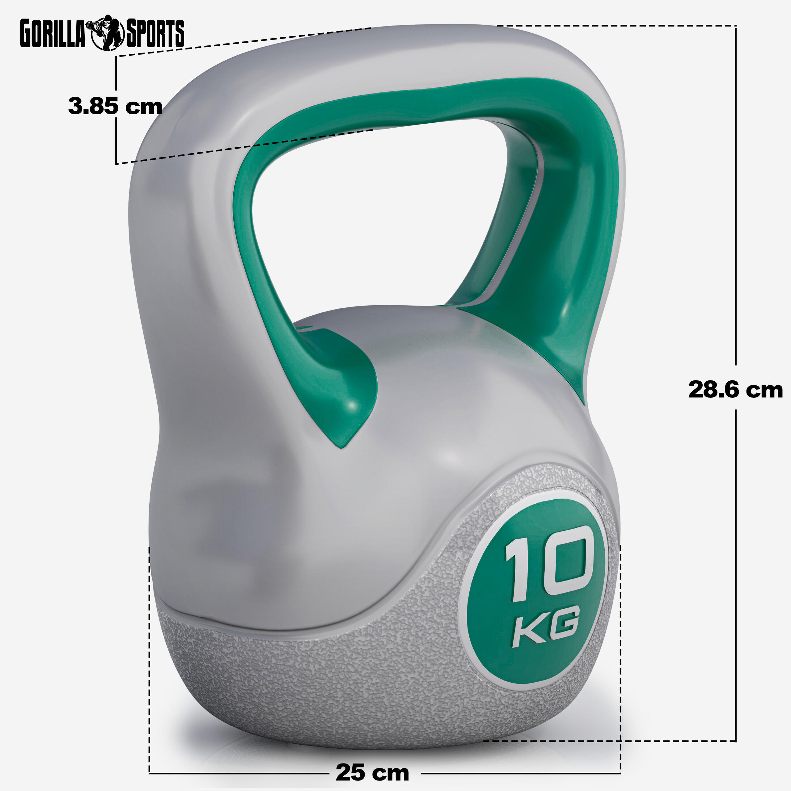 KETTLEBELL PLASTIQUE | STYLISH | MUSCULATION | AU CHOIX DE 2KG À 20KG 5/7