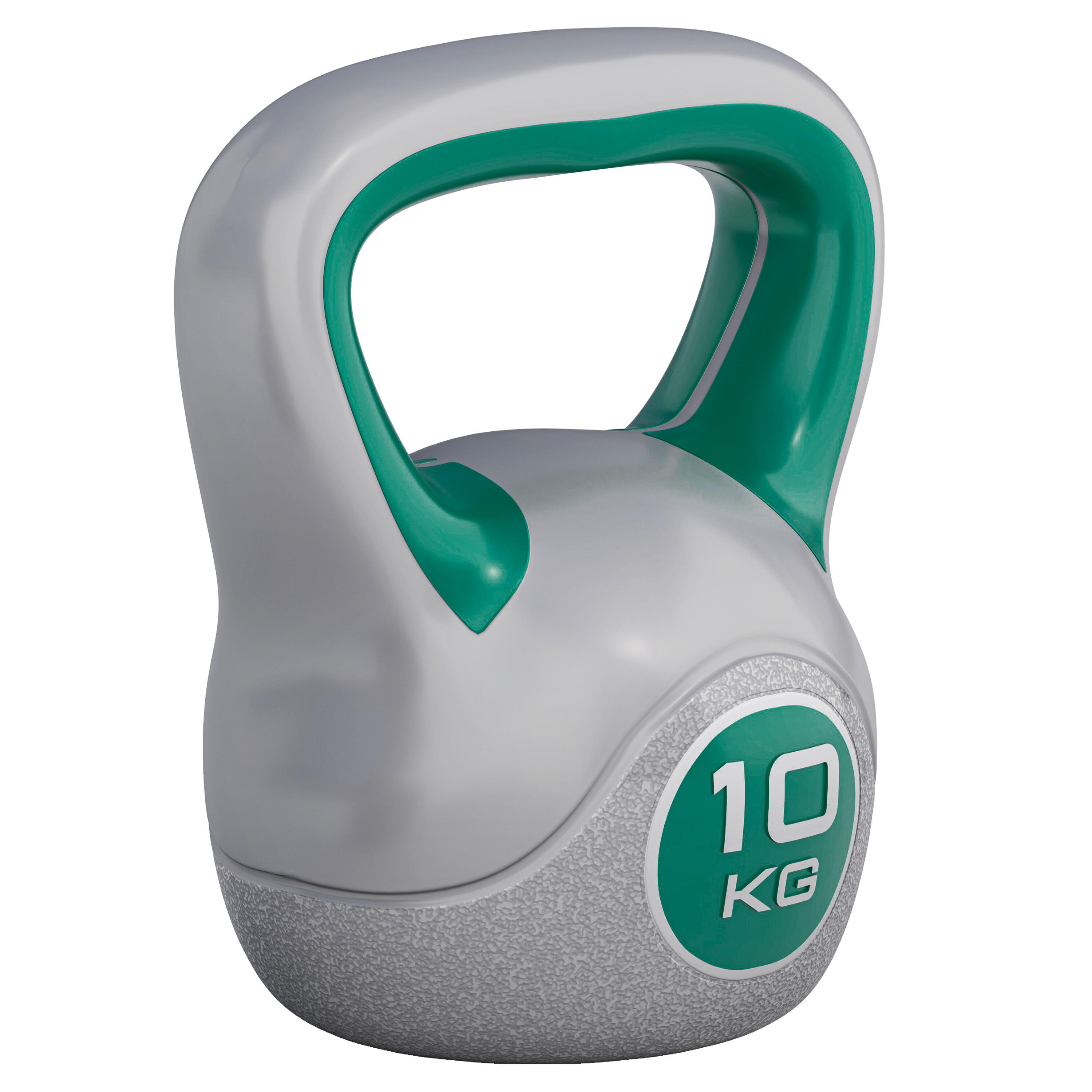 GORILLA SPORTS Gorilla Sports Kettlebell činka, vinylová, zelená, 10 kg